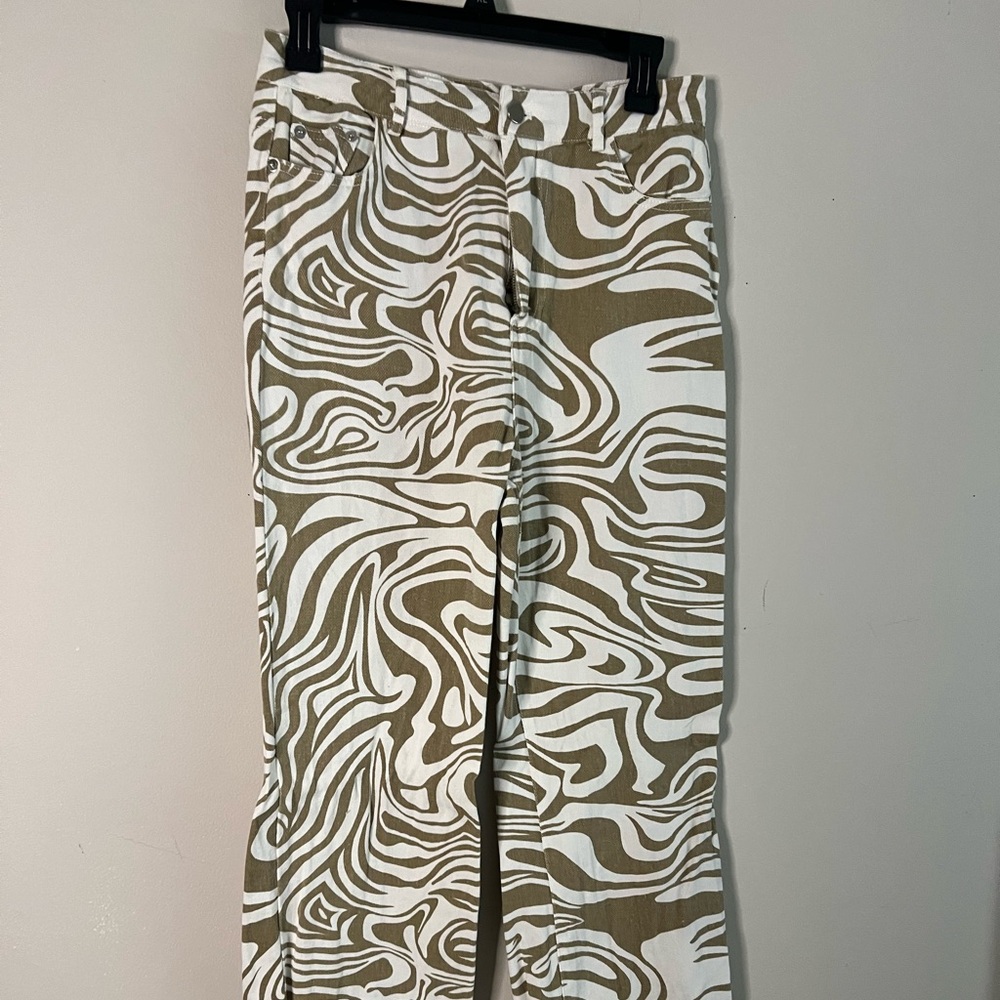 Women’s Green Denim Jeans